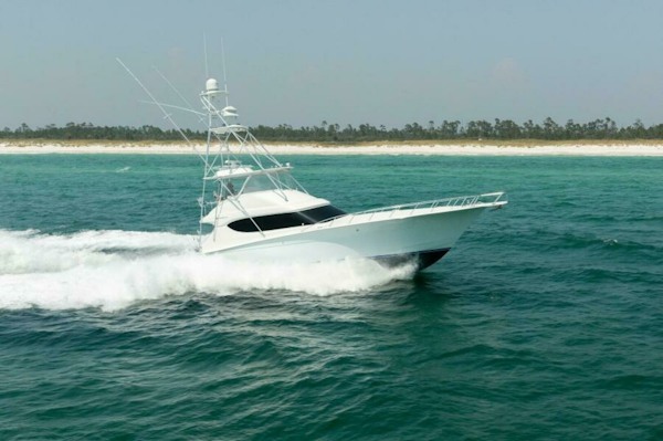 Hatteras-60 Convertible 2008-Fallline Panama City Beach-Florida-United States-2008 Hatteras 60 Convertible STBD Profile-6279729