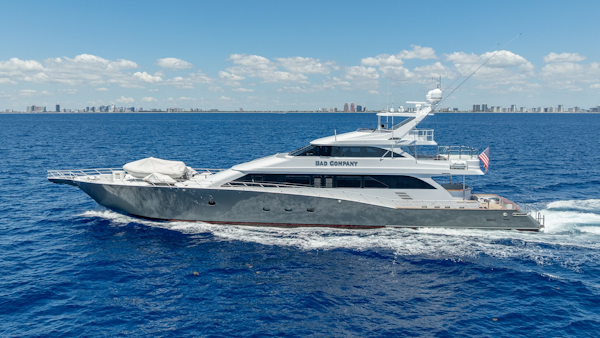 Trinity Yachts-144  1998-BAD COMPANY Fort Lauderdale-Florida-United States-1998 Trinity Yachts Sport Fisherman  BAD COMPANY: Profile View of Sport Fisherman-6803437