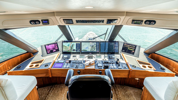 Viking-80 Skybridge 2019-PARTY OF FIVE San Diego-California-United States-2019 Viking 80 Skybridge PARTY OF FIVE  Command in Luxury from a State-of-the-Art Helm with Panoramic Views -6801993