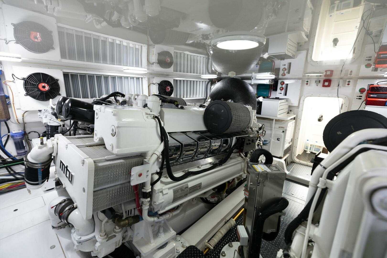 Viking-70 Convertible 2015-Smooth Ride Panama City Beach-Florida-United States-2015 Viking 70 Convertible Engine Room 2-6118978 | Thumbnail