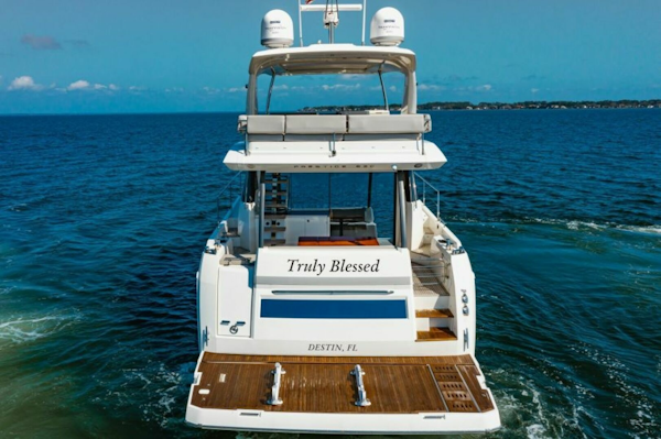 Prestige-630 Flybridge 2020-Truly Blessed Destin (Baytown Marina)-Florida-United States-2020 Prestige 630 FB  Transom 1-6274143