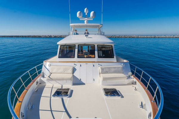 Grand Banks-59 Aleutian RP 2008-TINTAGEL Long Beach-California-United States-2008 Grand Banks 59 Aleutian RP TINTAGEL:Spacious Forward Deck with Seating-6921146