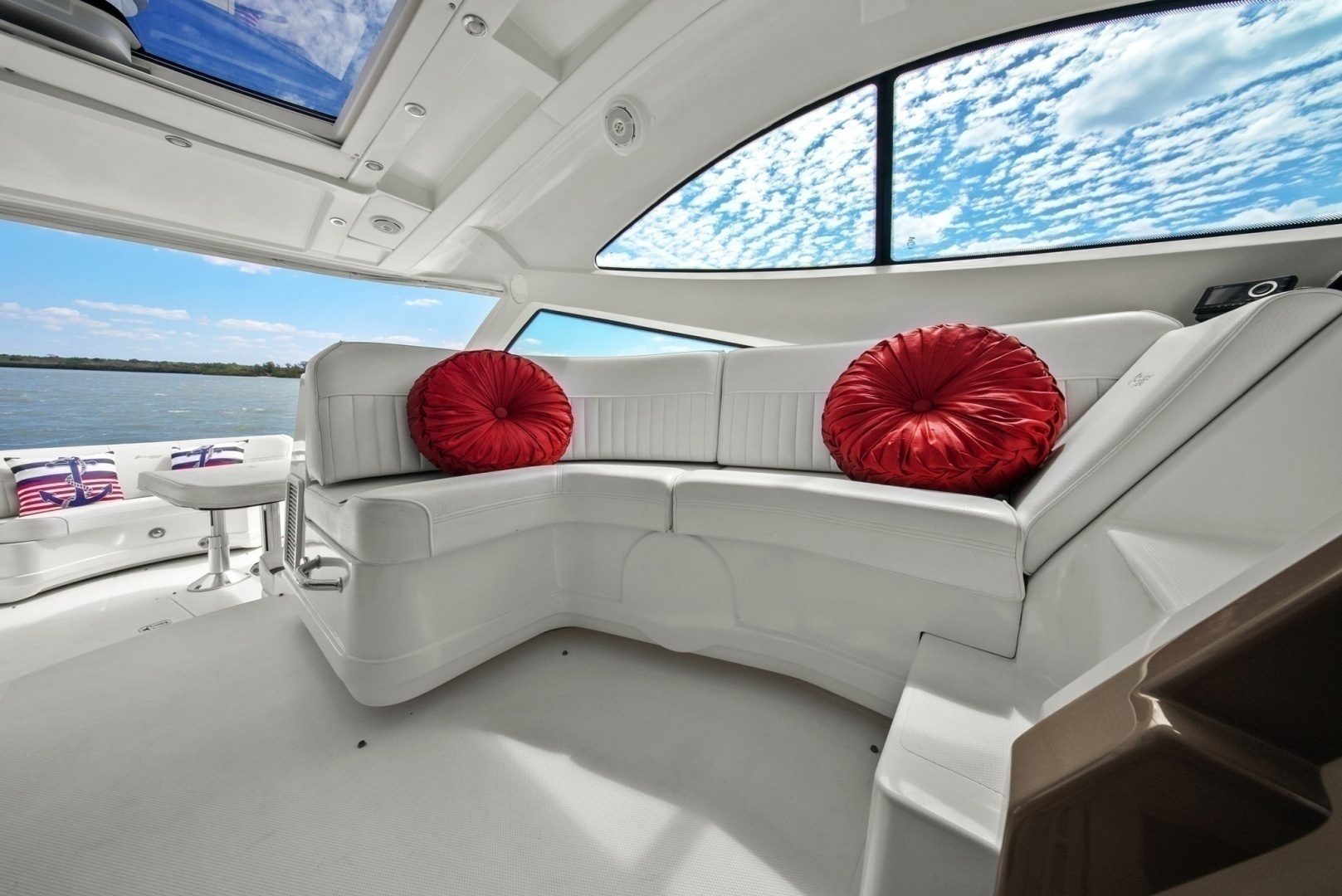 Cruisers Yachts-540 Coupe 2012-Sea Casa III St. Petersburg-Florida-United States-2012 Cruiser Yachts 54 Cantius  Aft Deck Seating -6333991 | Thumbnail