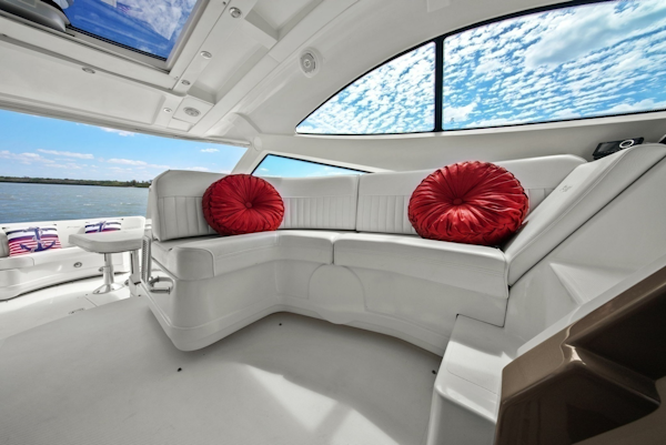 Cruisers Yachts-540 Coupe 2012-Sea Casa III St. Petersburg-Florida-United States-2012 Cruiser Yachts 54 Cantius  Aft Deck Seating -6333991