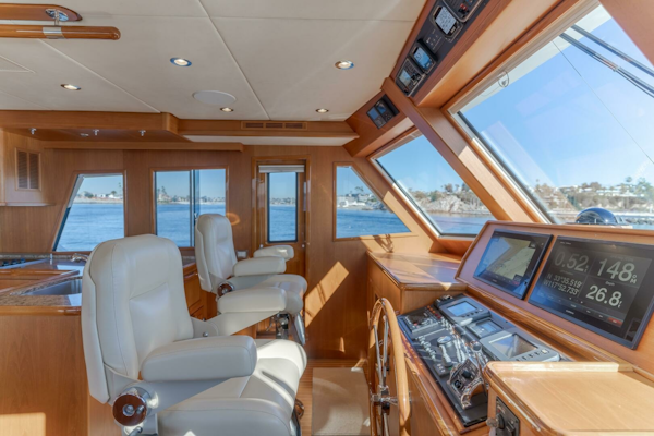 Grand Banks-59 Aleutian RP 2008-TINTAGEL Long Beach-California-United States-2008 Grand Banks 59 Aleutian RP TINTAGEL: Helm Station with Twin Seating-6921108