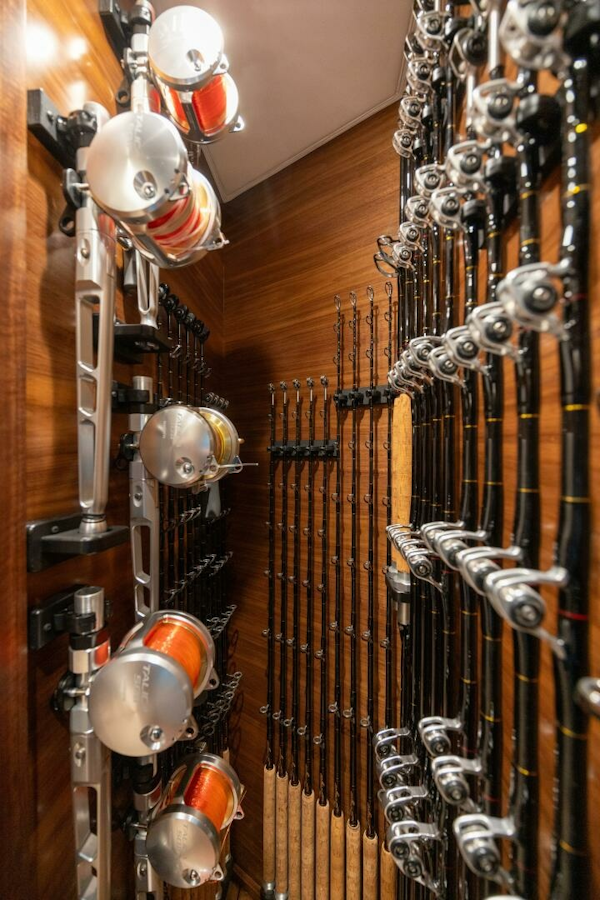 Viking-82 Convertible 2025-Boujie QUEPOS-Costa Rica-2025 82 Viking Convertible Boujie Tackle Room (6)-6811597