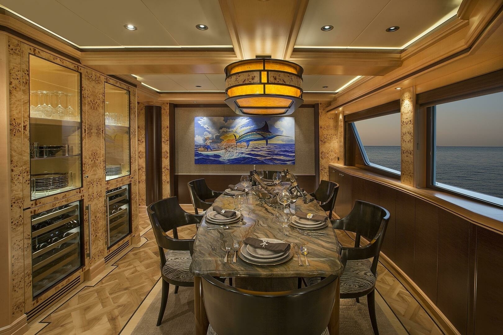 Nordlund-115 Expedition Yachtfisher 2019-CAZADOR Tacoma-Washington-United States-2019 115 Nordlund Expedition Yachtfisher Cazador  Dinning room-6269971 | Thumbnail