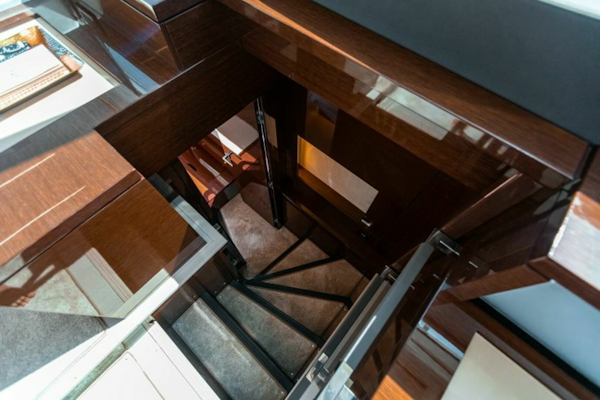 Prestige-630 Flybridge 2020-Truly Blessed Destin (Baytown Marina)-Florida-United States-2020 Prestige 630 FB  Aft Stairway-6274078