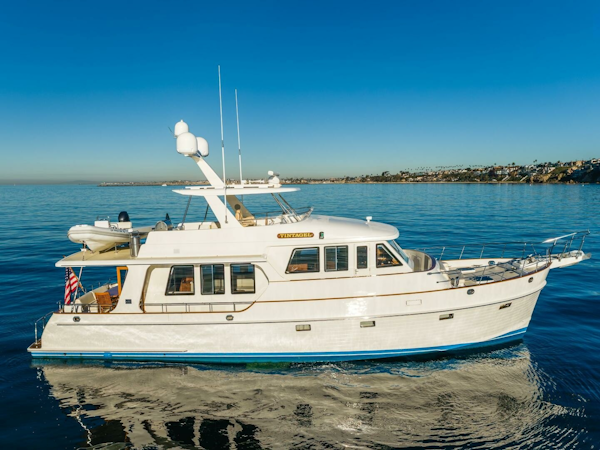 Grand Banks-59 Aleutian RP 2008-TINTAGEL Long Beach-California-United States-2008 Grand Banks 59 Aleutian RP TINTAGEL: Starboard Side Exterior View-6921147