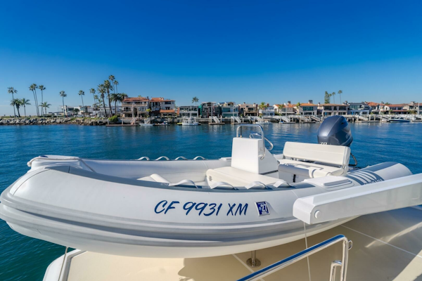 Grand Banks-59 Aleutian RP 2008-TINTAGEL Long Beach-California-United States-Flybridge with Tender-6921144