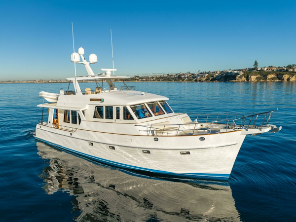 Grand Banks-59 Aleutian RP 2008-TINTAGEL Long Beach-California-United States-2008 Grand Banks 59 Aleutian RP TINTAGEL: Starboard View-6921148
