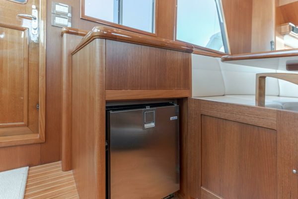 Grand Banks-59 Aleutian RP 2008-TINTAGEL Long Beach-California-United States-2008 Grand Banks 59 Aleutian RP TINTAGEL: Galley with Compact Refrigerator-6921103
