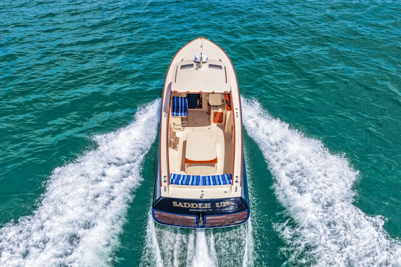 Hinckley-Picnic Boat 36 1998-Saddle Up Sarasota-Florida-United States-1998 36 Hinckley Picnic Boat Running Shot-6310517 | Thumbnail