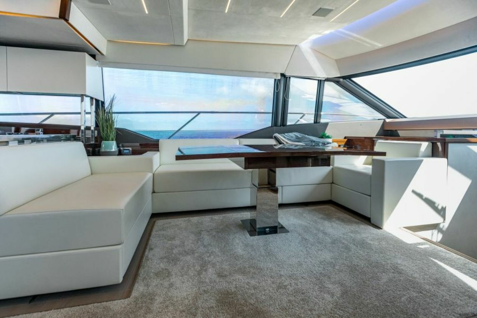 Prestige-630 Flybridge 2020-Truly Blessed Destin (Baytown Marina)-Florida-United States-2020 Prestige 630 FB  Dinnette 2-6274076 | Thumbnail