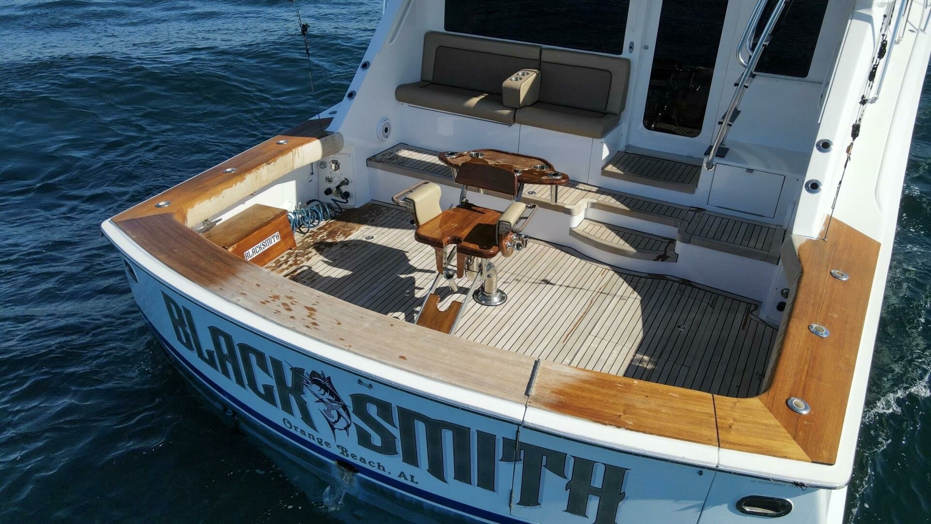 Hatteras-60 Convertible 2008-Blacksmith Orange Beach-Alabama-United States-2008 60 Hatteras Blacksmith Stern-6273380 | Thumbnail
