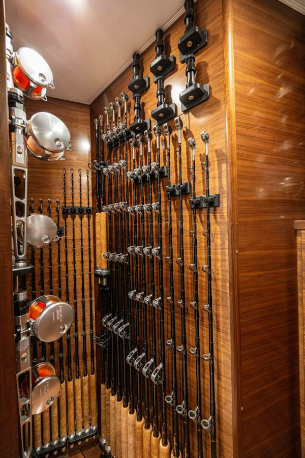 Viking-82 Convertible 2025-Boujie QUEPOS-Costa Rica-2025 82 Viking Convertible Boujie Tackle Room (2)-6811593